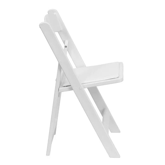 White Resin Folding Chairs