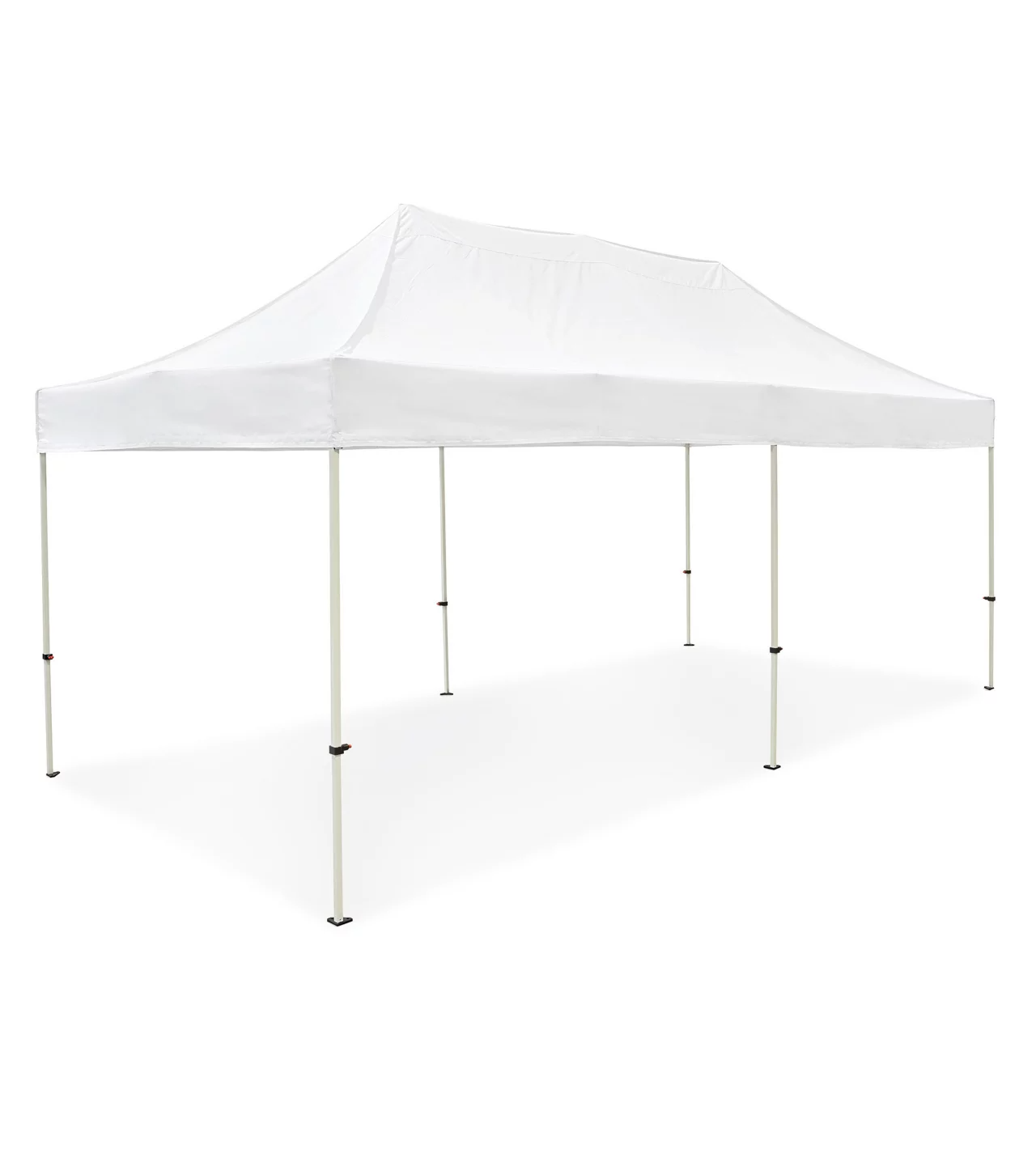 White Steel Frame Canopy - 10'x20'
