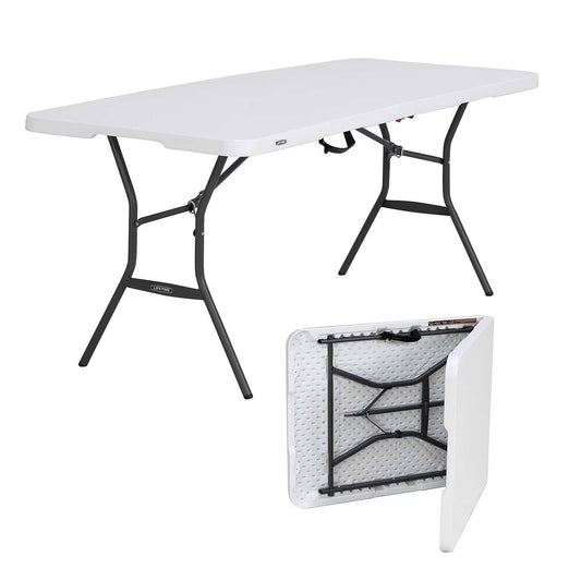 6-Foot Folding Table White