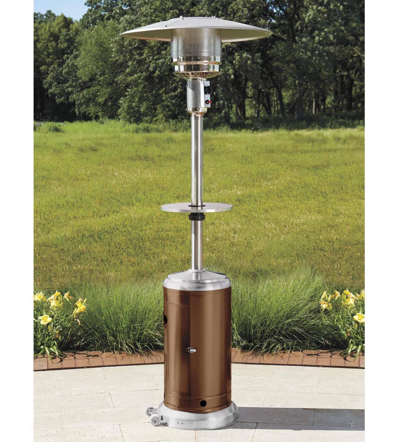 Propane Patio Heater w/ Propane Bundle